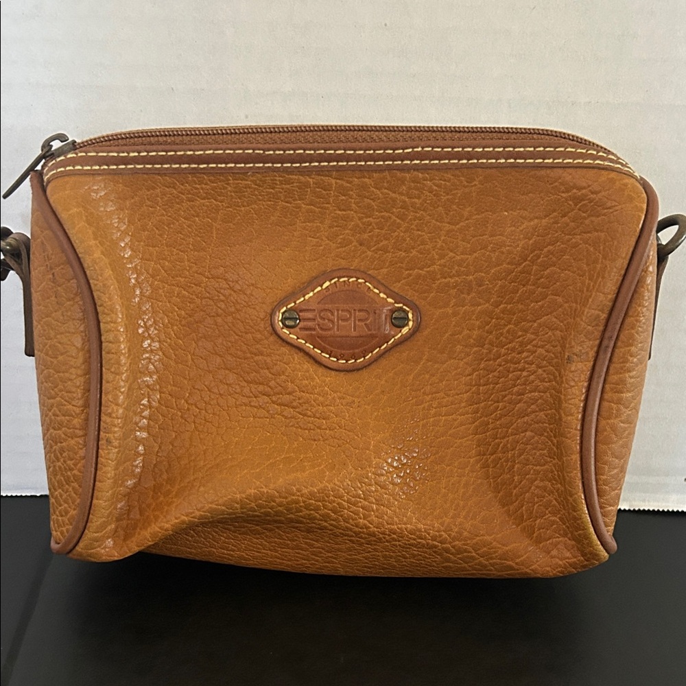 Esprit Vintage Brown Leather Clutch